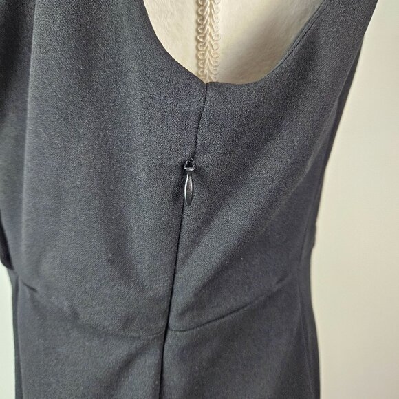 New York & Company Womens Sleeveless Black Button Dress Size Medium Party Work - Picture 6 of 9